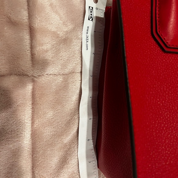 Michael Kors Mercer medium Messenger Bag Red (Flame) purse handbag leather - Picture 13 of 16